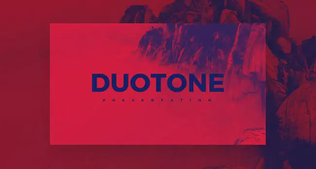 Duotone Free Keynote & Powerpoint Template Free