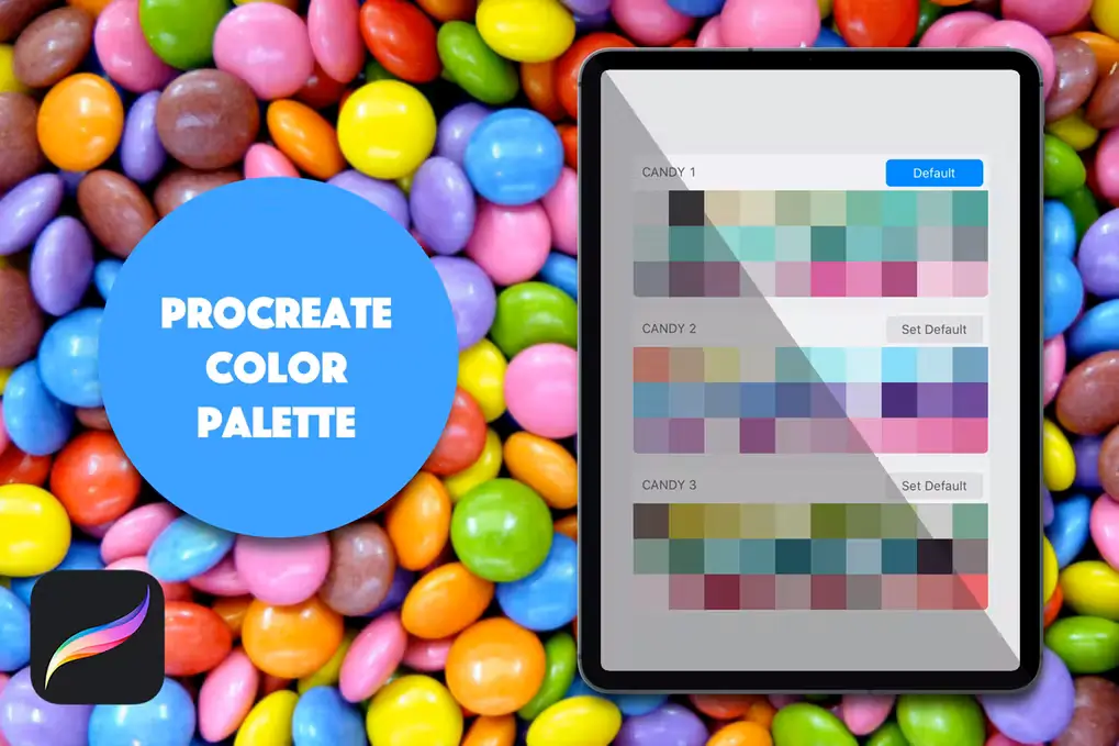 Bright Candy Procreate Color Palette
