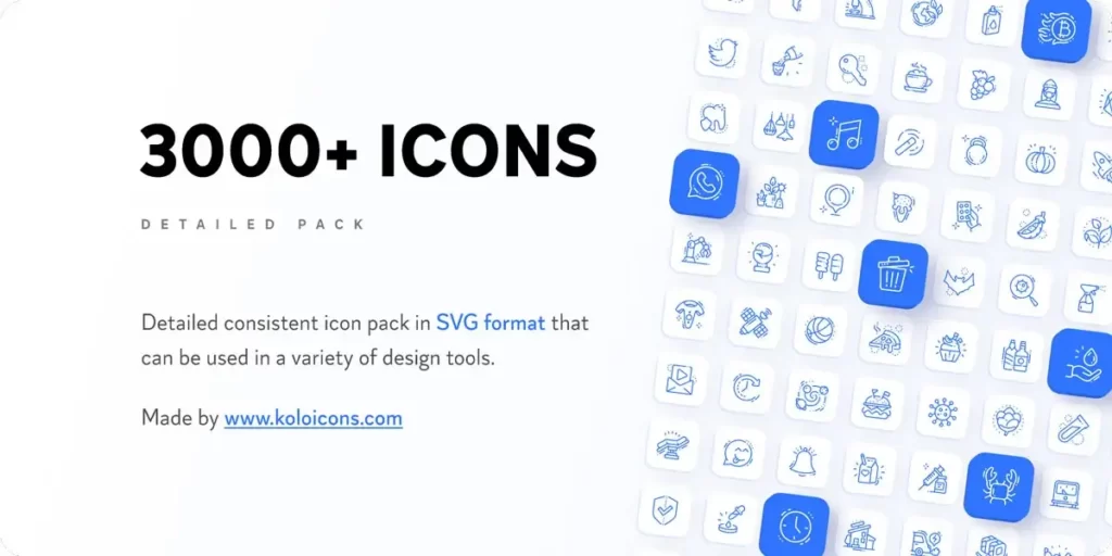 3000+ Figma Free Icons Detailed Pack