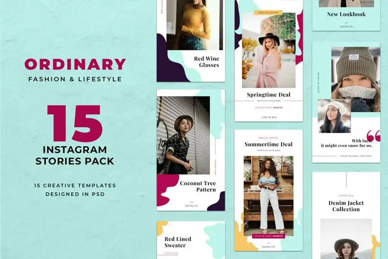 Fashion and Lifestyle Instagram Stories Templates