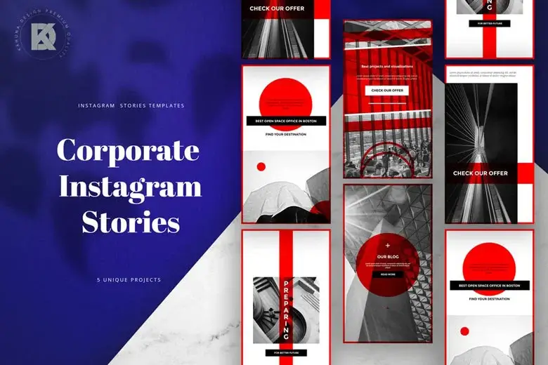 Corporate Instagram Banners Stories