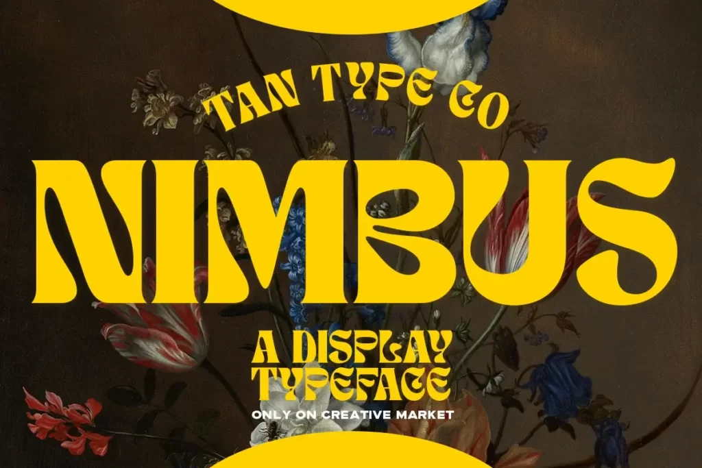 Nimbus - Unique Surreal Wavy Fonts
