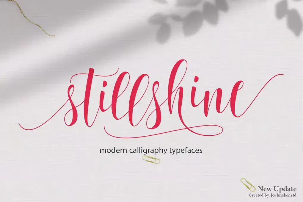 Still Shine - Modern Calligraphy Wavy Font