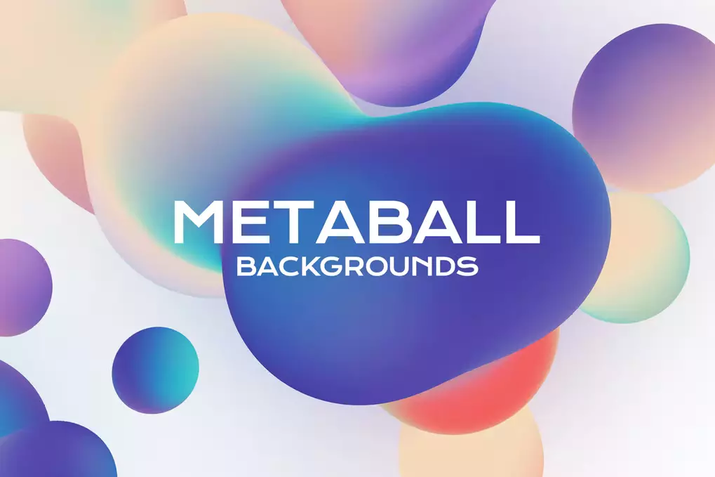Metaball Holographic Liquid Bubbles Backgrounds