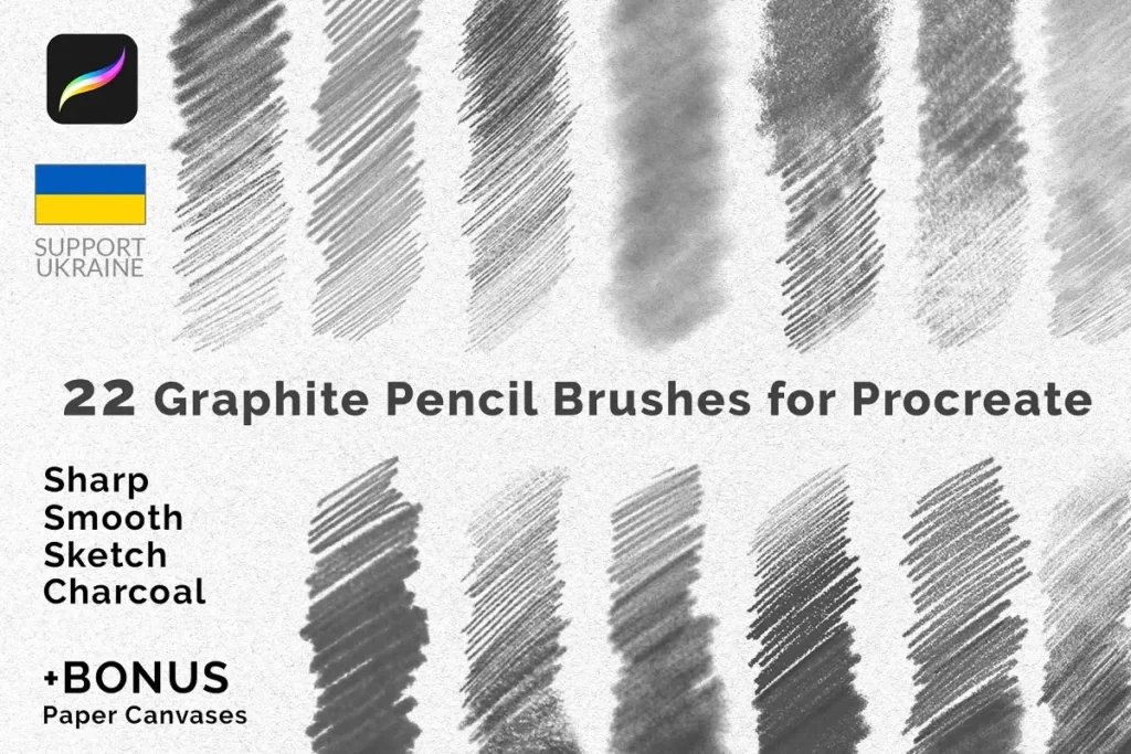 Realistic Pencil Brushes Procreate Pack