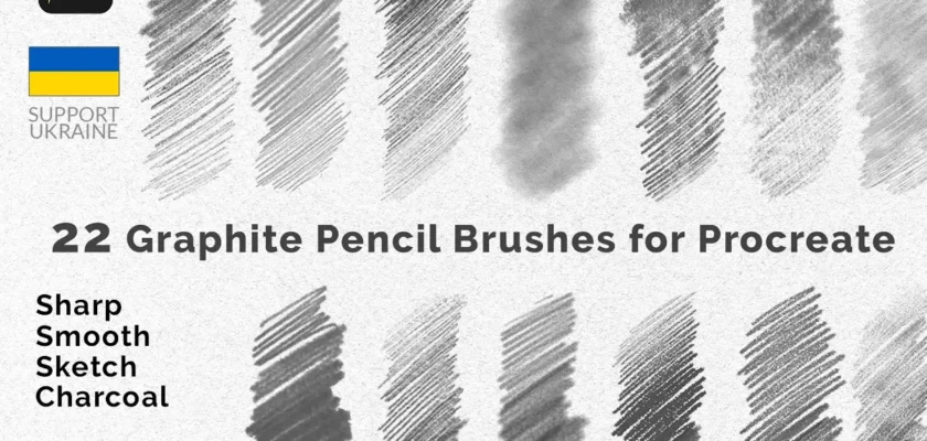 Realistic Pencil Brushes Procreate Pack