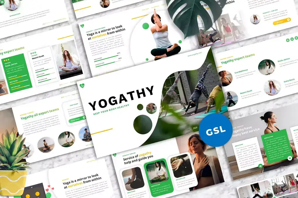 Yoga Training Google Slides Presentation Template