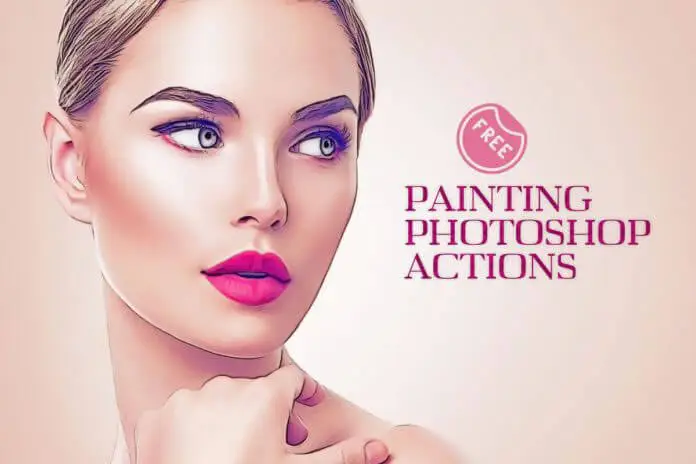 free oil painting photoshop action