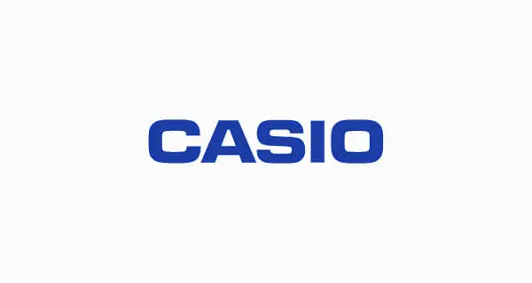 Casio logo font name with download link