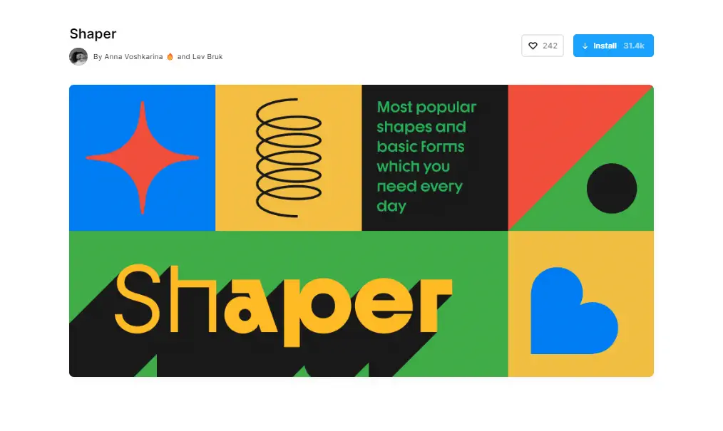 Shaper – Popular Shapes & Basic Forms
