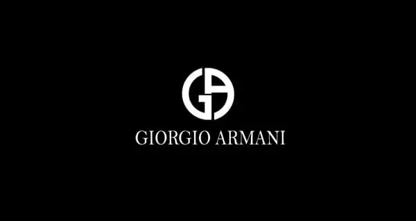 Giorgio Armani logo font name with download link