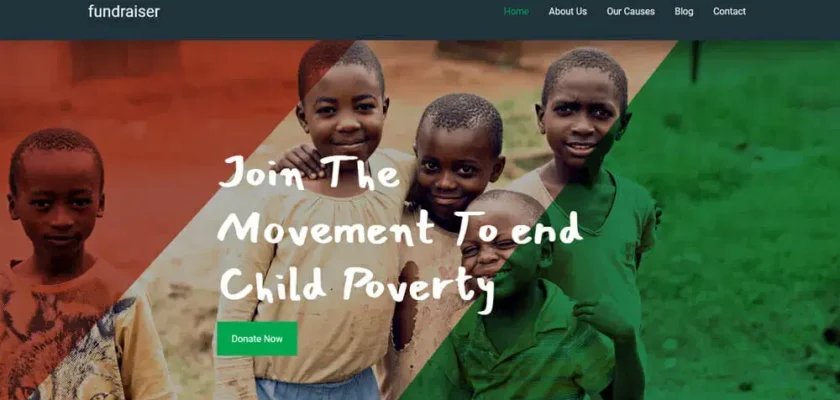 Free Bootstrap NGO Website Template