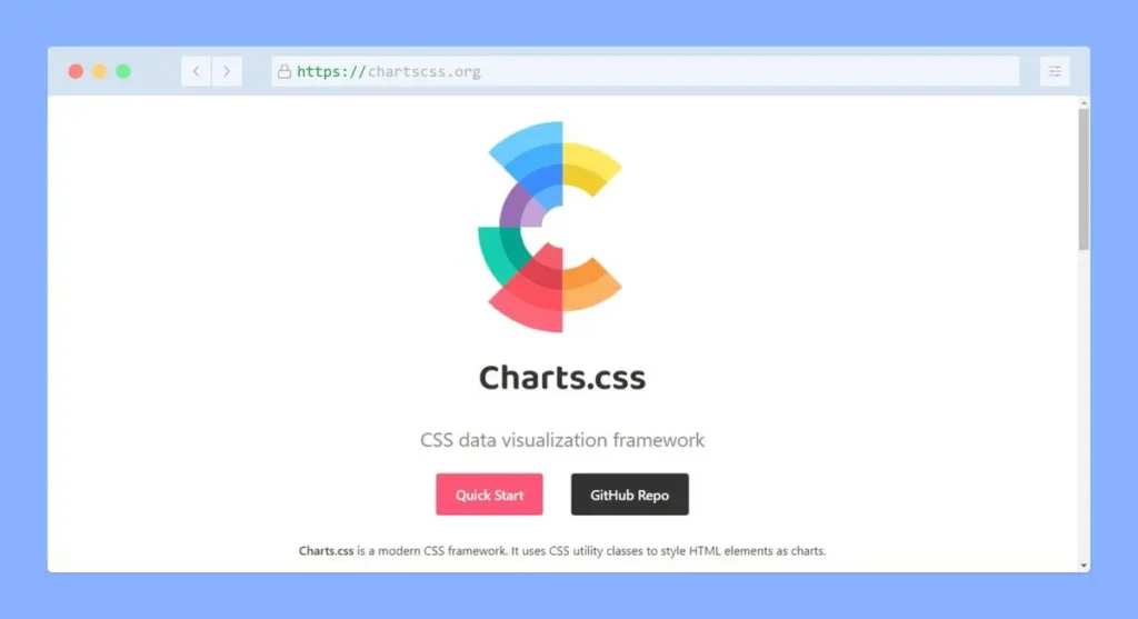 CSS data visualization framework