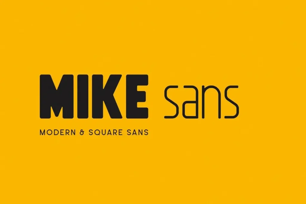 Modern Square Presentation Font