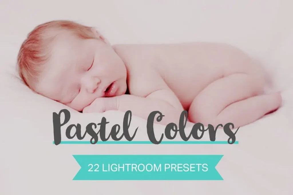Pastel Colors Lightroom Presets for Baby Photography