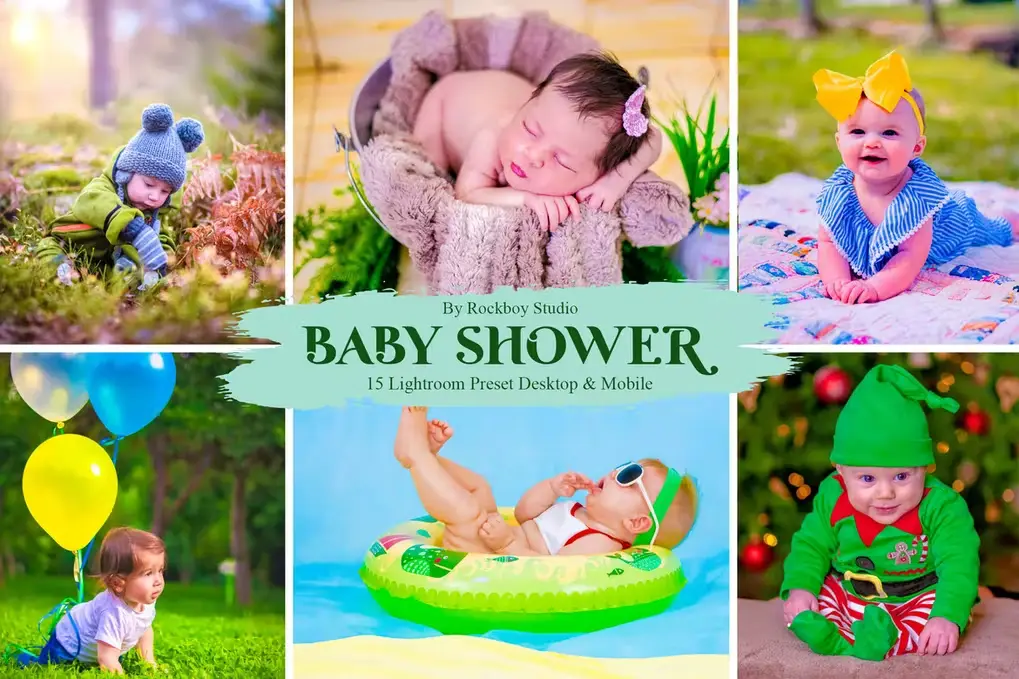 Baby Shower Lightroom Presets for Dekstop & Mobile