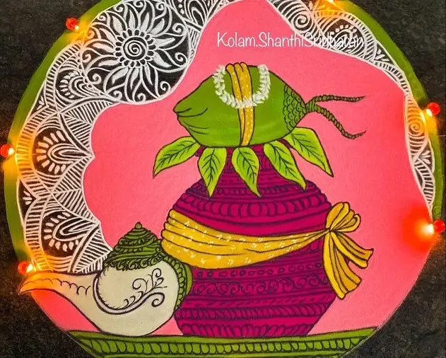 45+ Beautiful Diwali Rangoli & Kolam Designs By Shanthi Sridharan