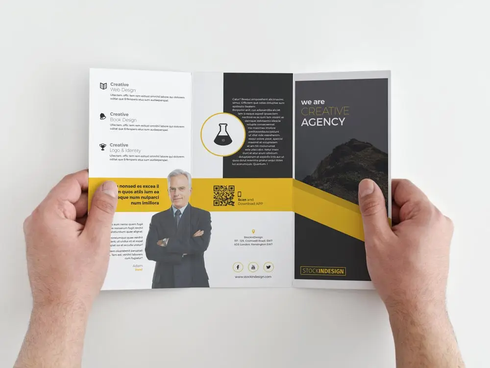 FREE Trifold Brochure InDesign Template