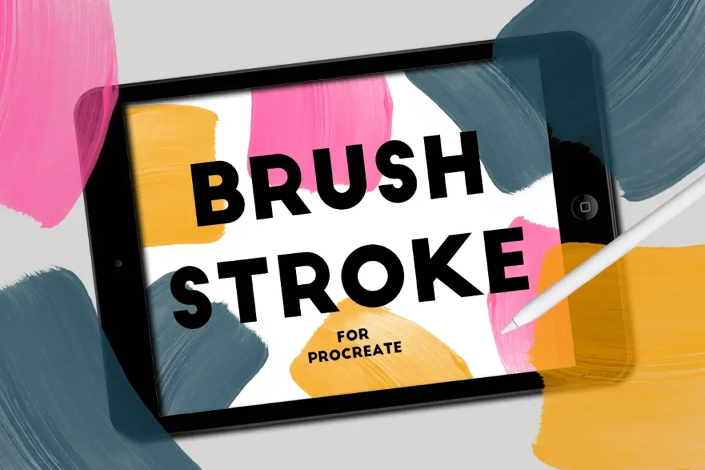 Brush Stroke Stamps For Procreate (Free)