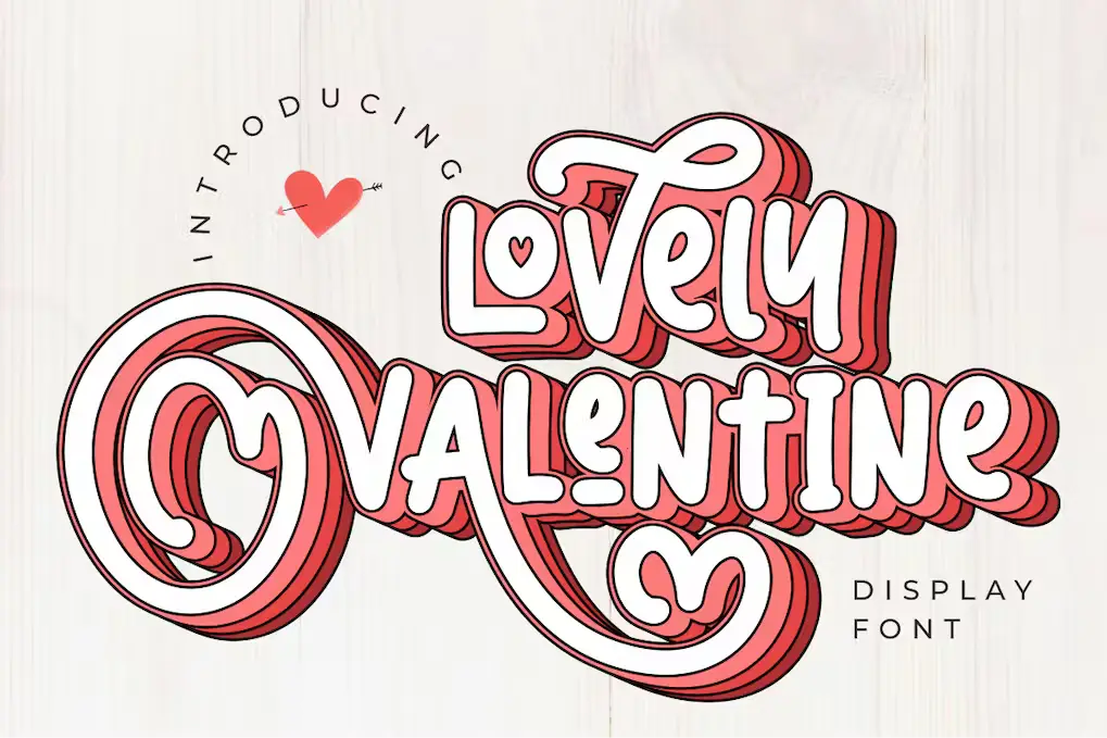 Lovely Valentine Display Font