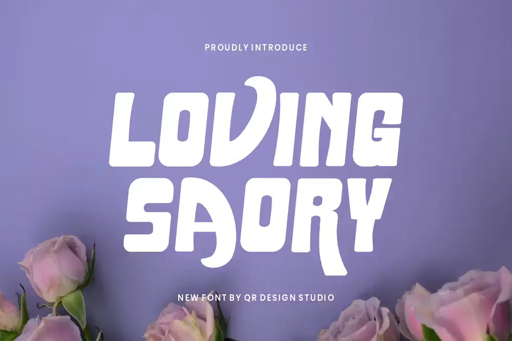 Loving Saory – Bold Valentine's Day Font