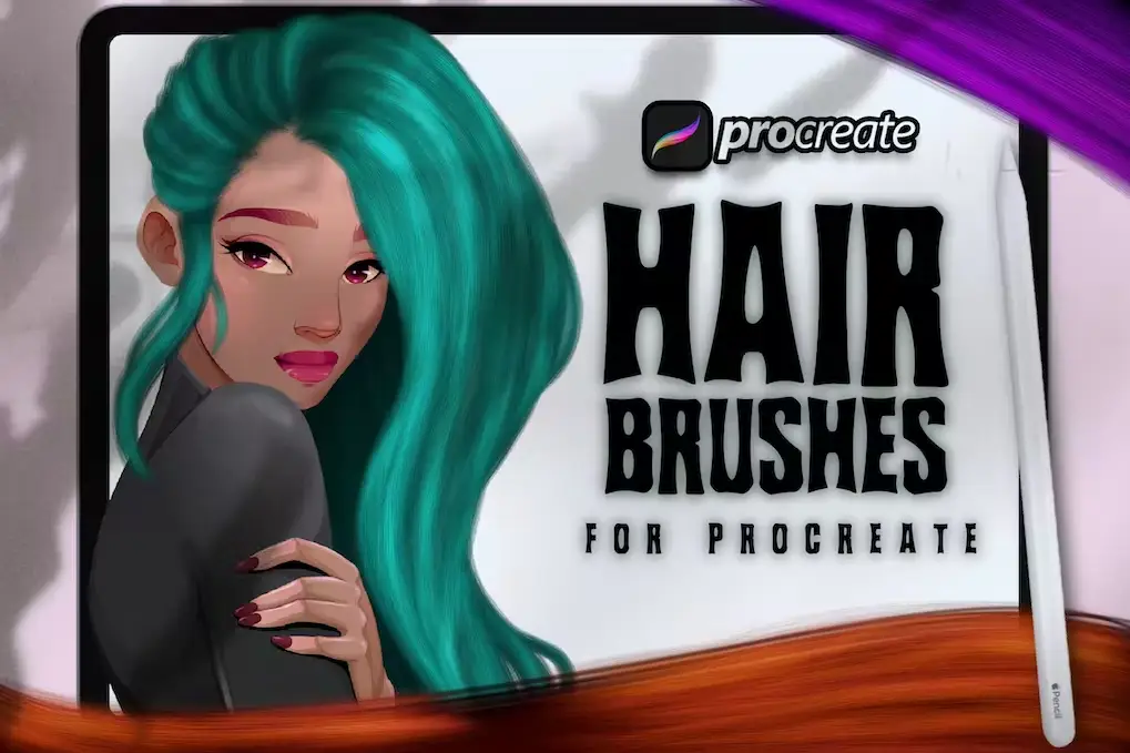 Dans Hair Brush Procreate