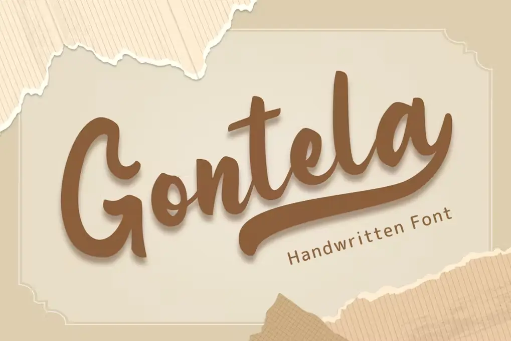 Handwritten Vintage Font With Swashes