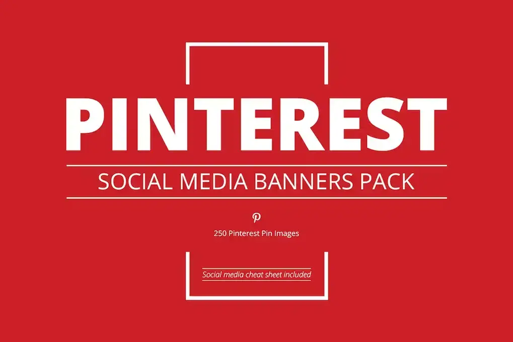 Pinterest Social Media Banners Pack (Free)
