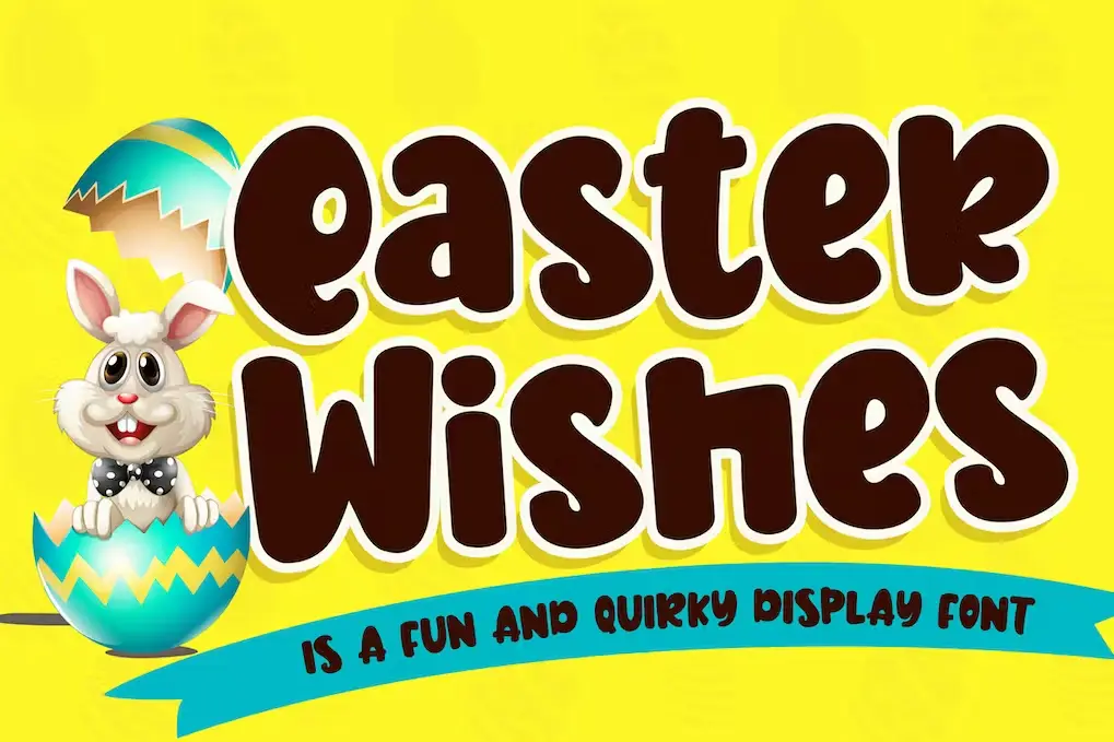 Easter Wishes Quirky Display Font