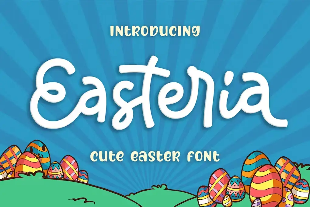 Easteria a Cute Easter Font