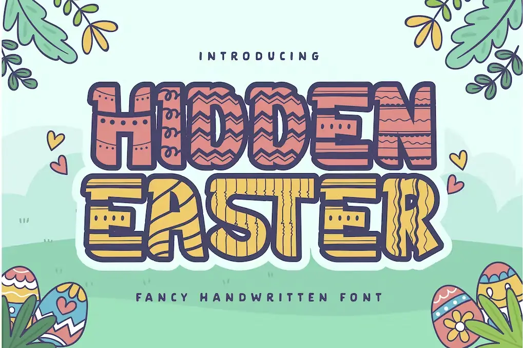 Hidden Easter Fancy Handwritten Font