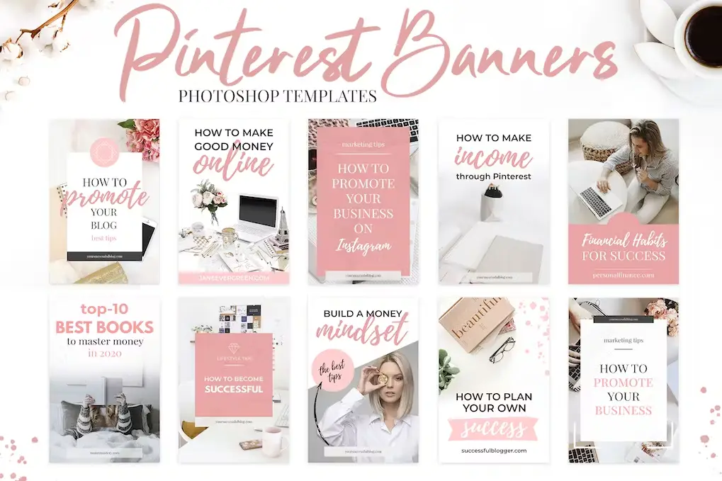 Pinterest Post Templates for Bloggers