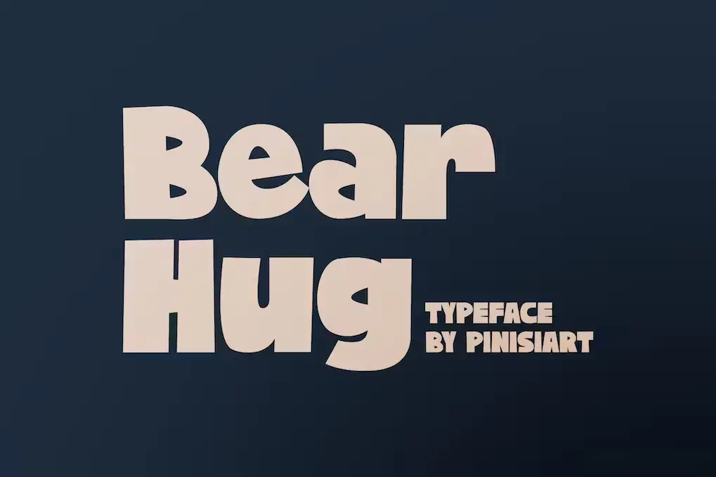 Bear Hug – Classic Bold Sans Serif Font