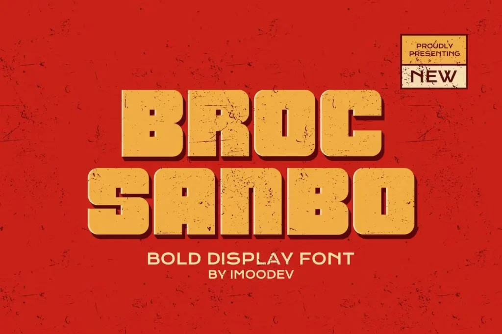Broc Sanbo - Bold Font