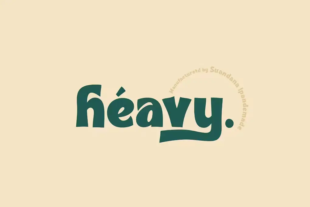 Heavy - A Fun Bold Font
