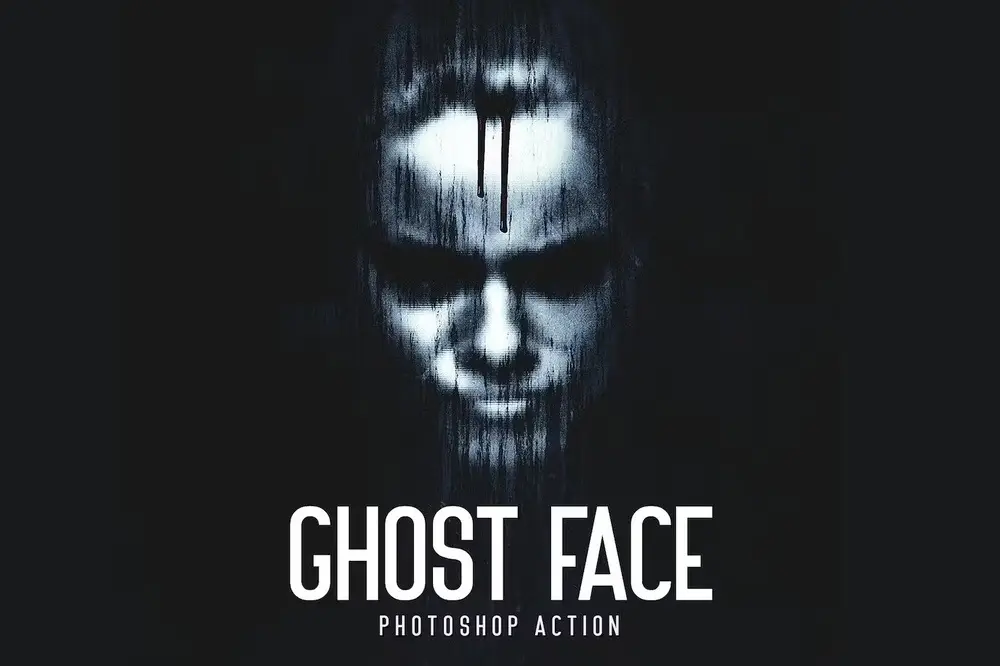 Ghost Face Photoshop Action