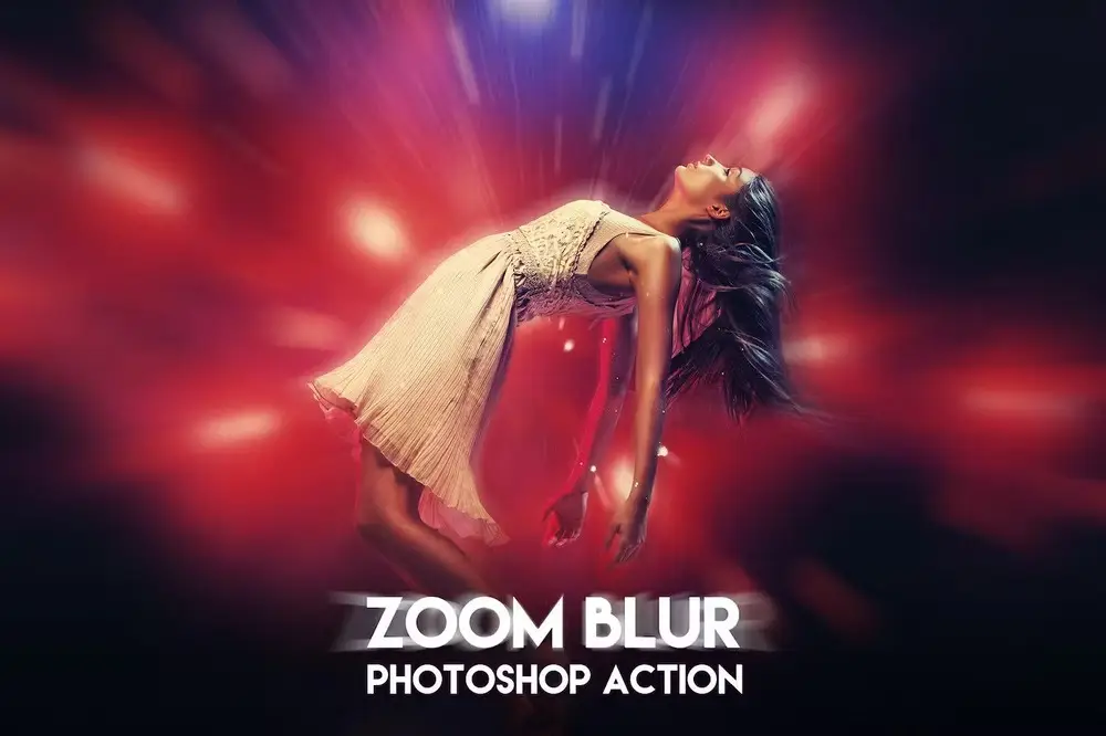 Zoom Blur Photoshop Action