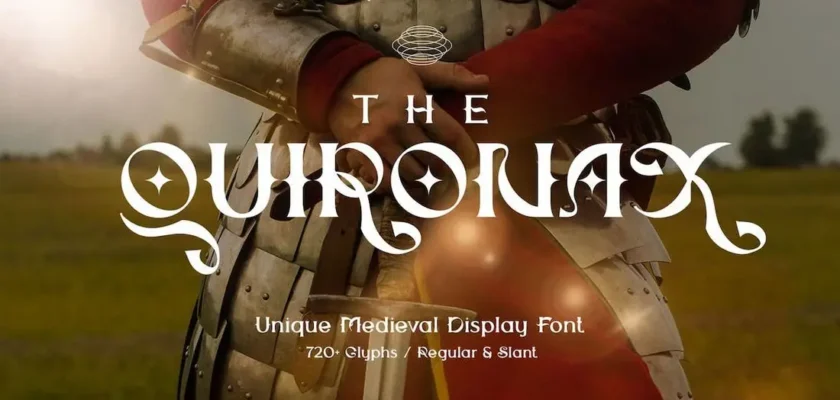 THE QUIRONAX - Medieval Display Font