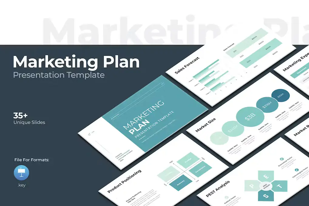Marketing Plan Keynote Presentation Template